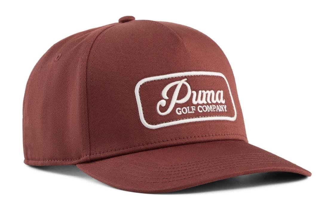 Puma Jupiter men's golf cap, rich cocoa
