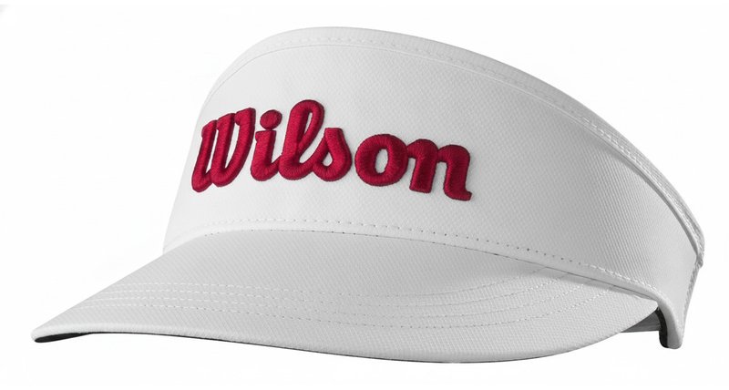 Wilson Tour Visor white/red visor