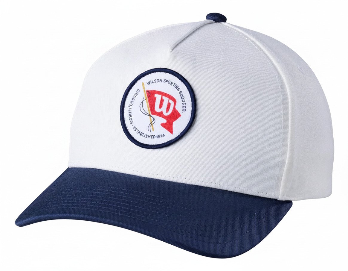 Wilson Vintage Patch cap, white/navy