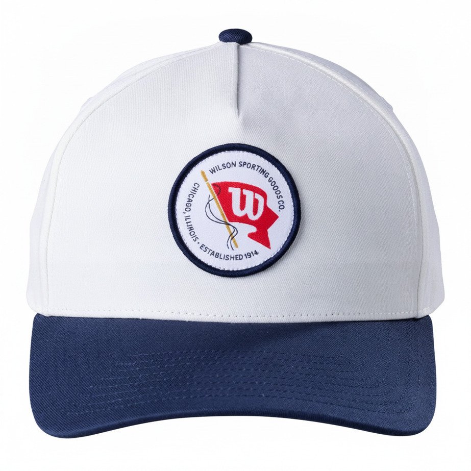 Wilson Vintage Patch cap, white/navy