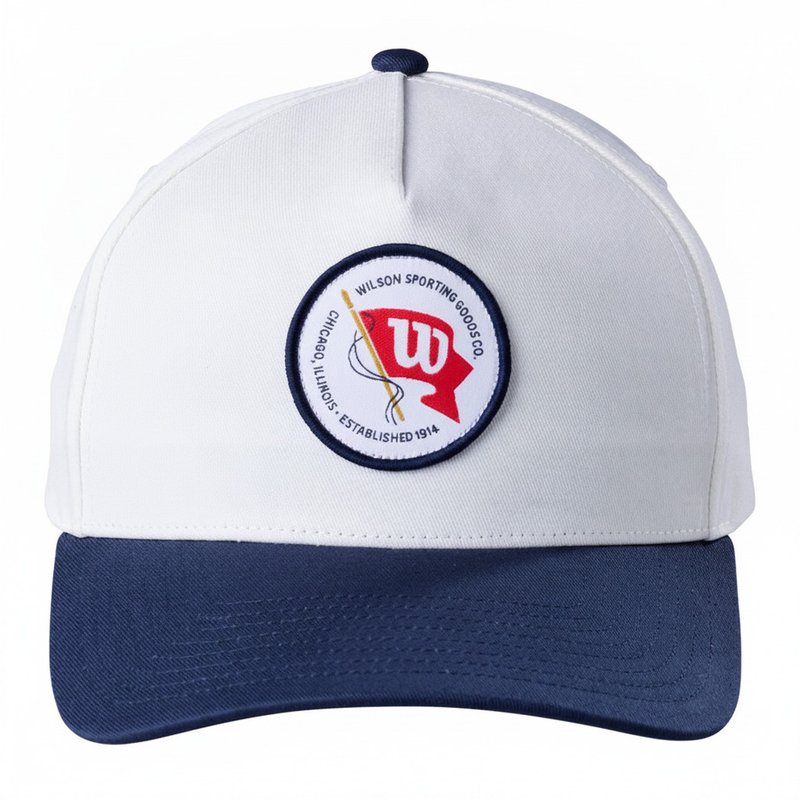 Wilson Vintage Patch cap, white/navy