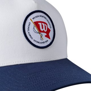 Wilson Vintage Patch cap, white/navy