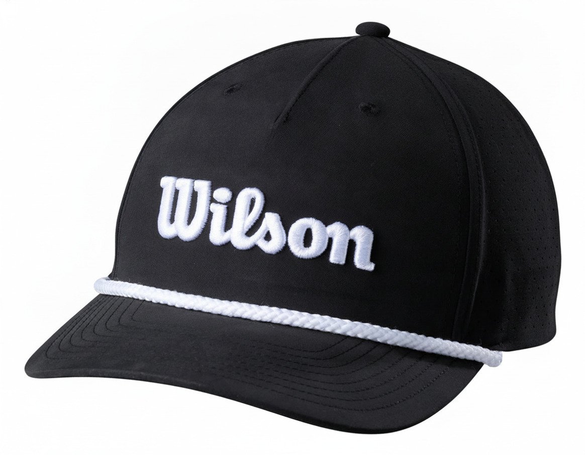 Wilson Rope cap 2026 cap, black/white