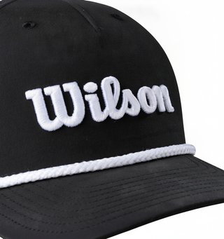 Wilson Rope cap 2026 cap, black/white