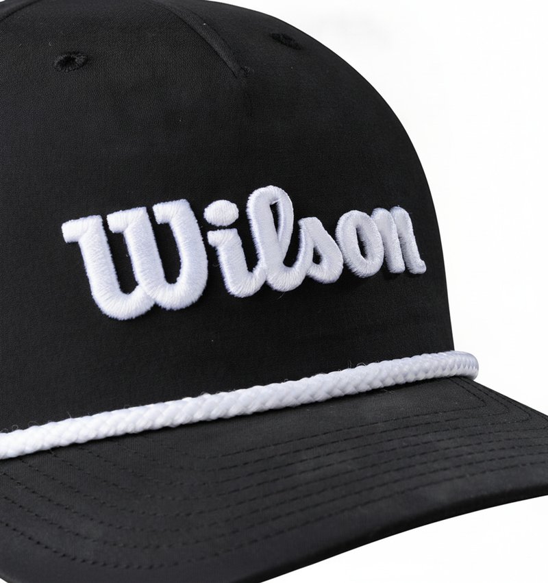 Wilson Rope cap 2026 cap, black/white