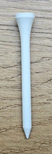 Golf Brothers bamboo tees, white, 70mm, 50pcs pack