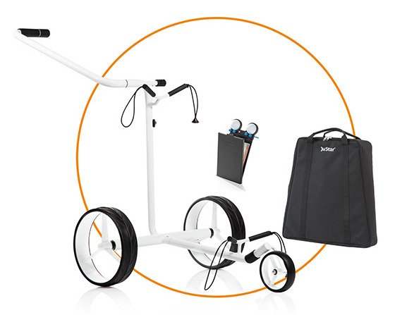 JuStar White electric trolley, white