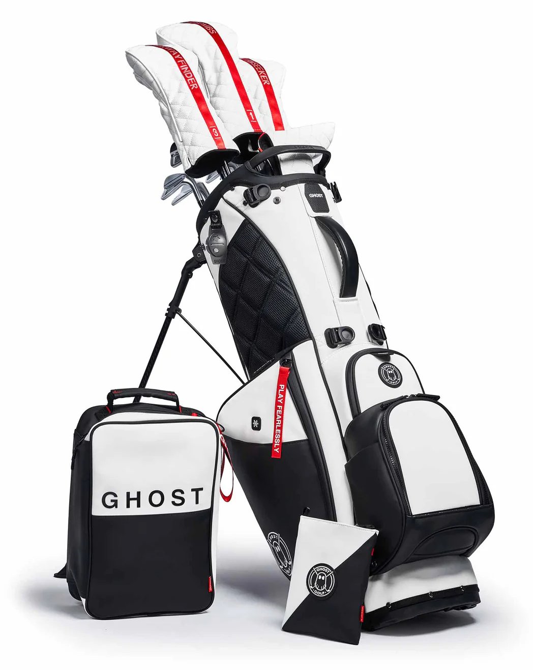 Ghost Golf Anyday Oreo 7-way stand bag, white/black