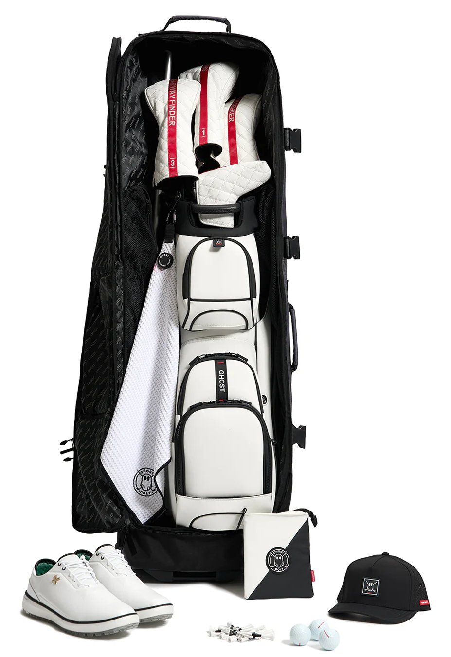 Ghost Golf Awol Club Pro travel bag, grey