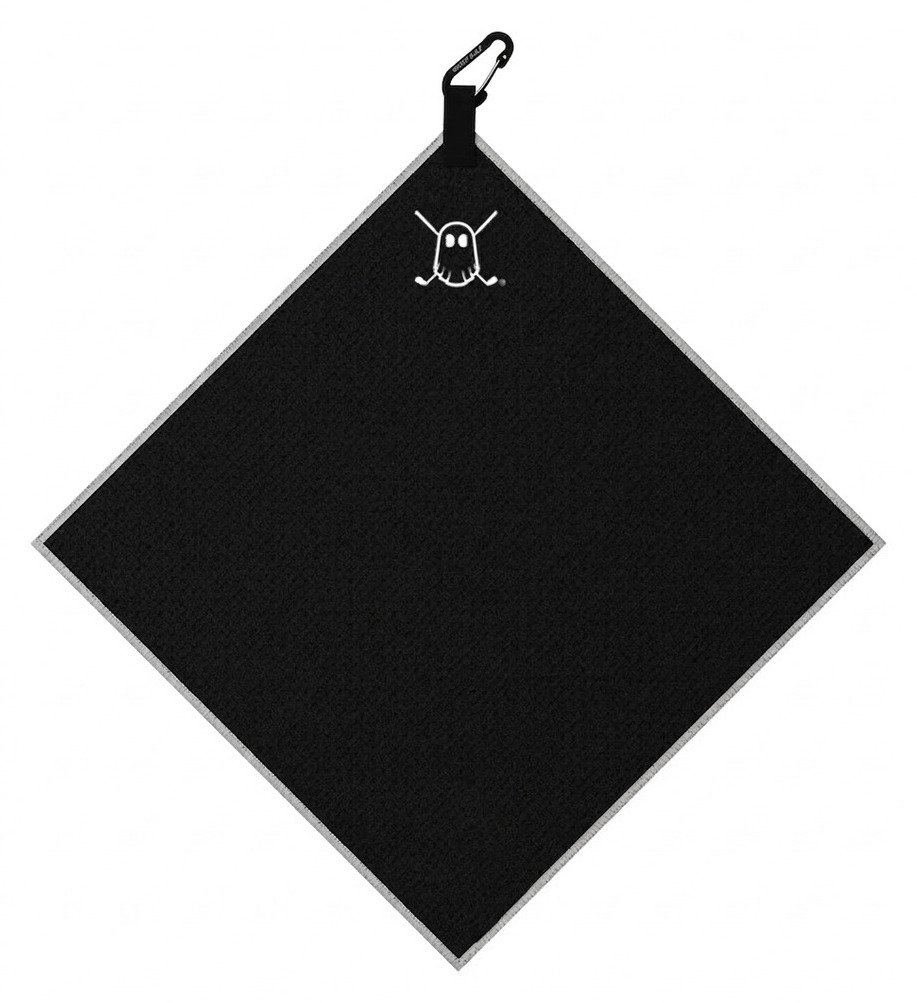 Ghost Golf Non Magnetic Tour towel, black