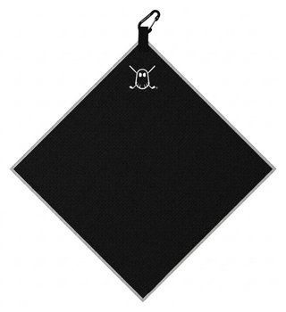 Ghost Golf Non Magnetic Tour towel, black