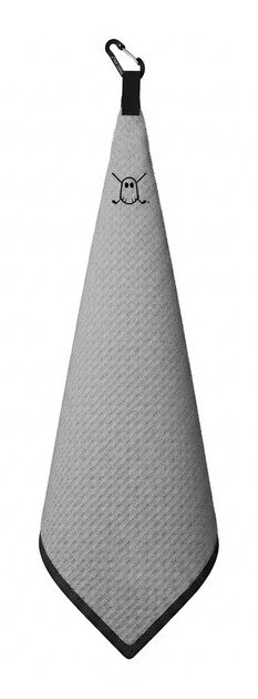 Ghost Golf Non Magnetic Tour towel, grey