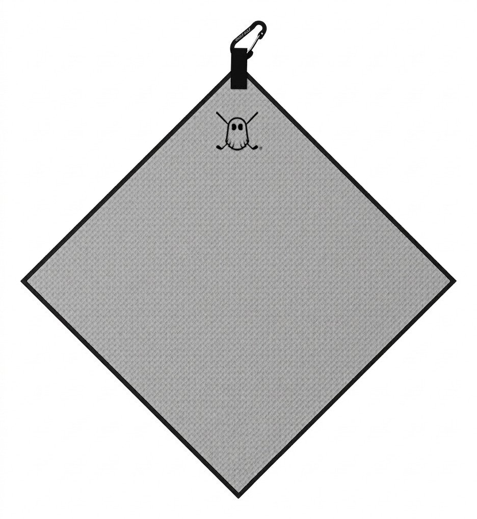 Ghost Golf Non Magnetic Tour towel, grey