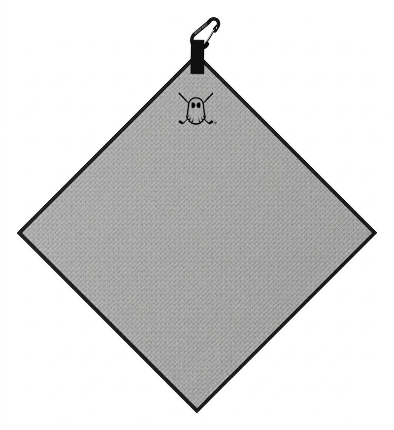Ghost Golf Non Magnetic Tour towel, grey