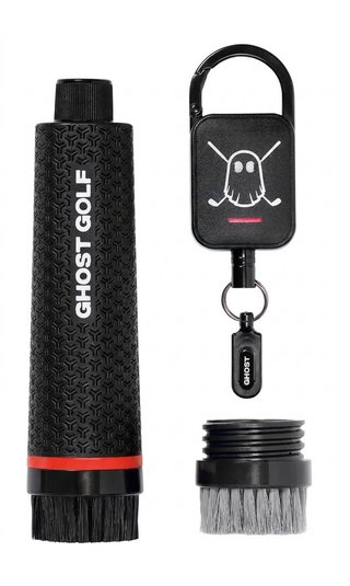 Ghost Golf Magnetic Golf Club & Shoe brush, black