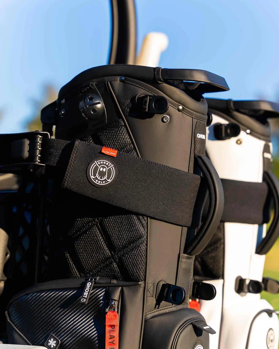 Ghost Golf Cart Strap Sleeve, black