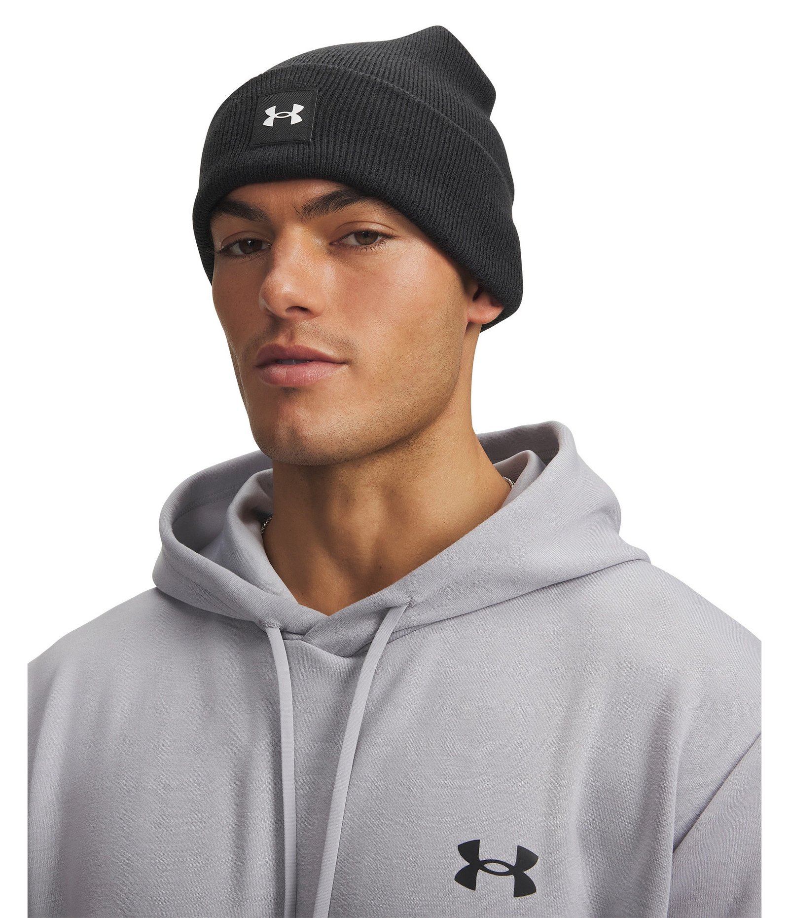 Under Armour Halftime Cuff winter beanie, black/white