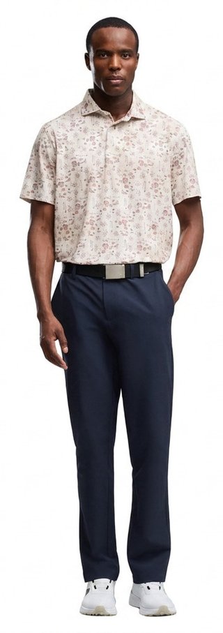 Puma Cloudspun Coastal Claret men's polo, birch