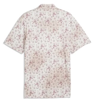 Puma Cloudspun Coastal Claret men's polo, birch