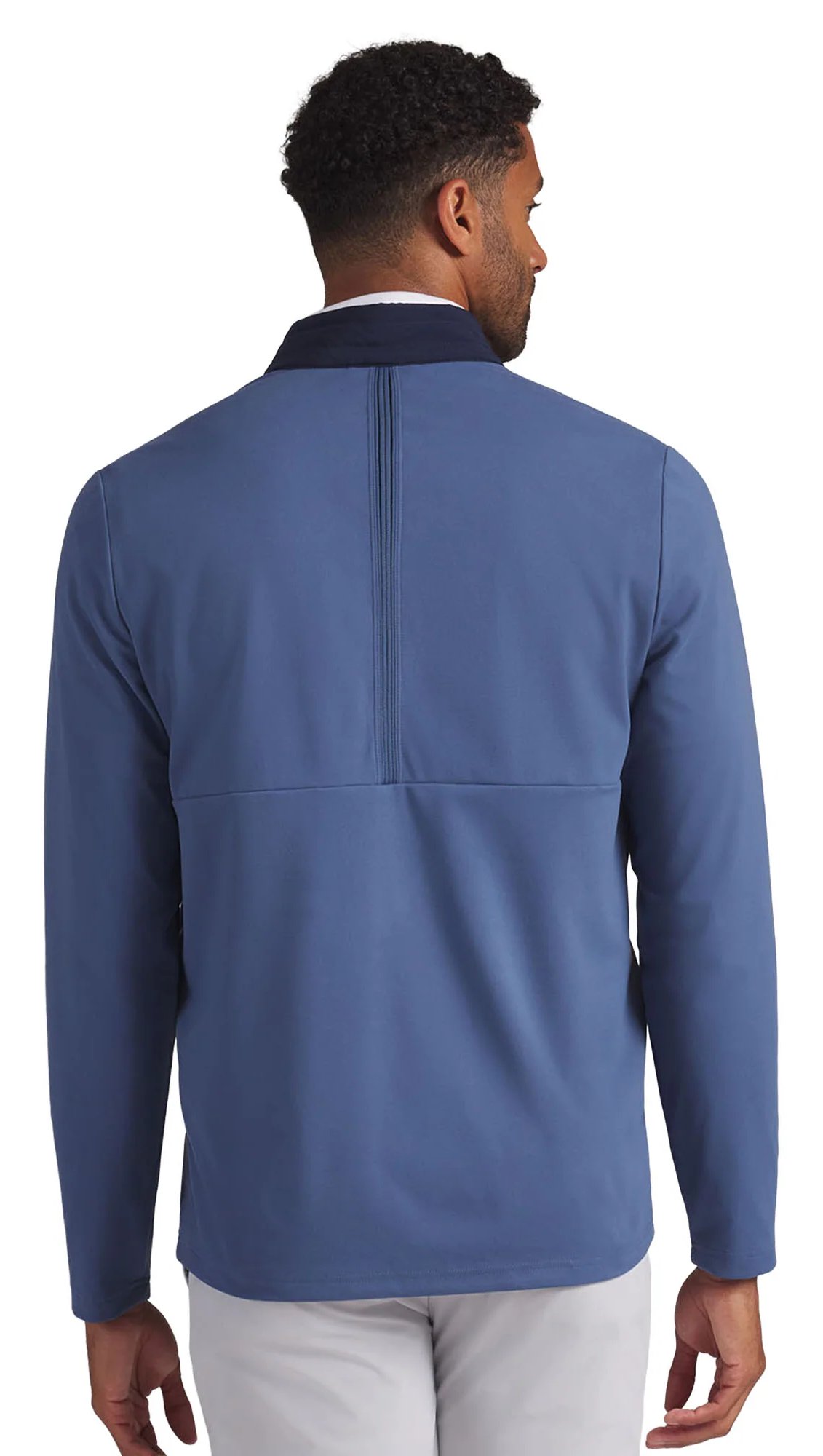 Puma Cloudspun Tech Hybrid 1/2-Zip men's sweatshirt, deep navy