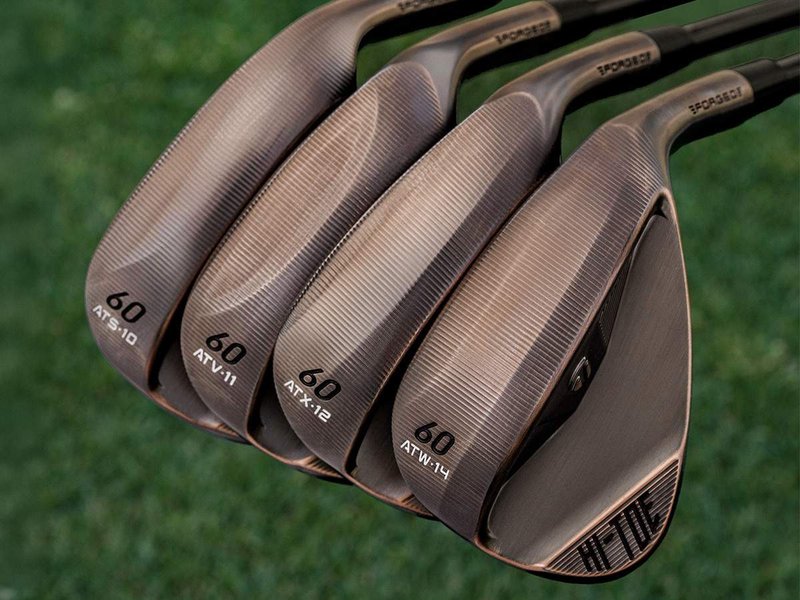 TaylorMade Hi-Toe 5 Aged Copper men's wedge, steel