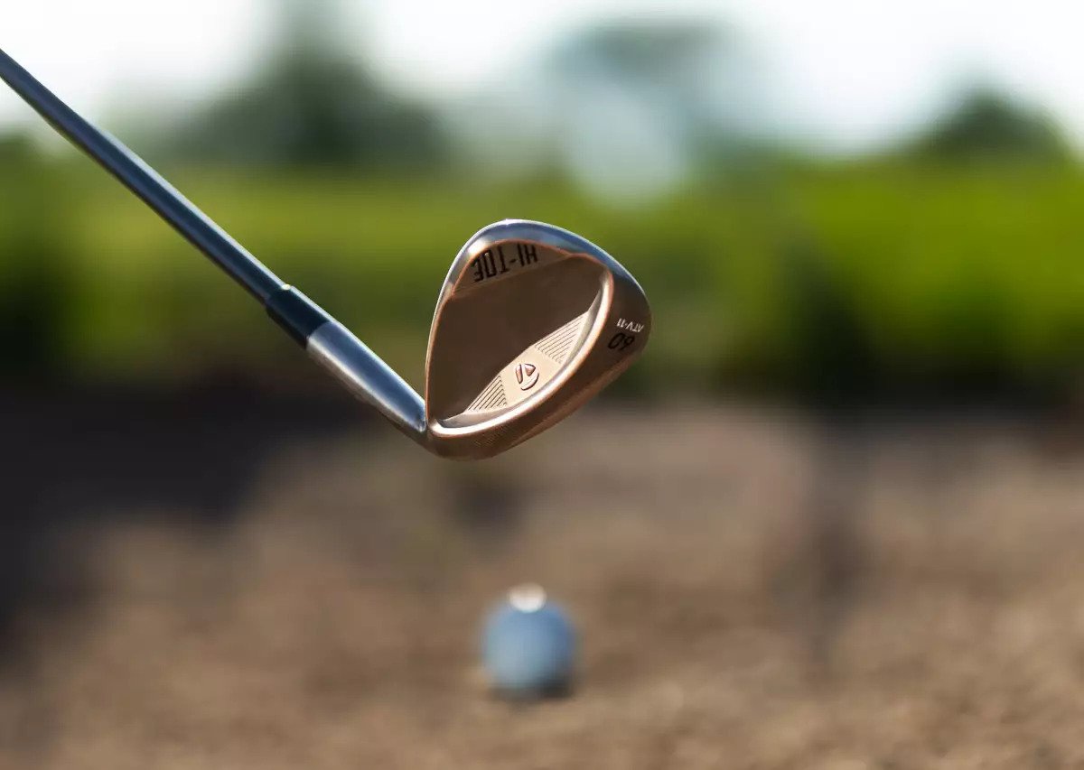 TaylorMade Hi-Toe 5 Aged Copper men's wedge, steel
