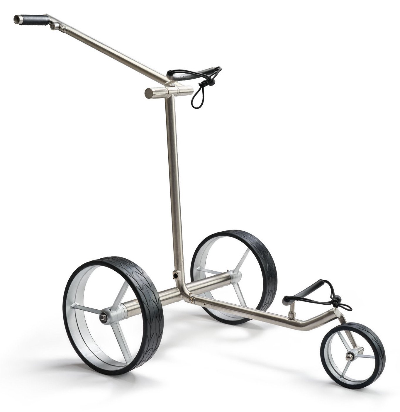Davies Caddy Premium M Brush DHC electric trolley, silver