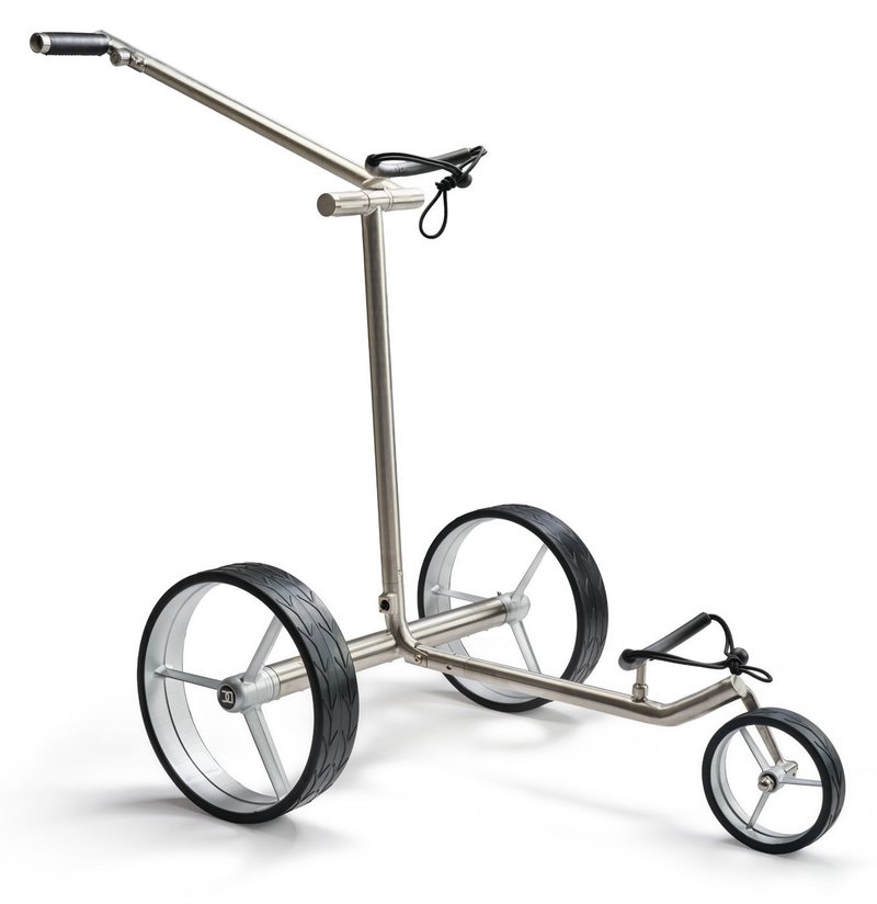 Davies Caddy Premium M Brush DHC electric trolley, silver
