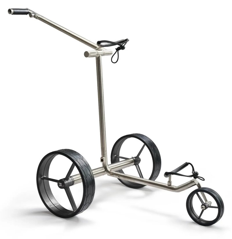 Davies Caddy Premium M Brush DHC electric trolley, silver