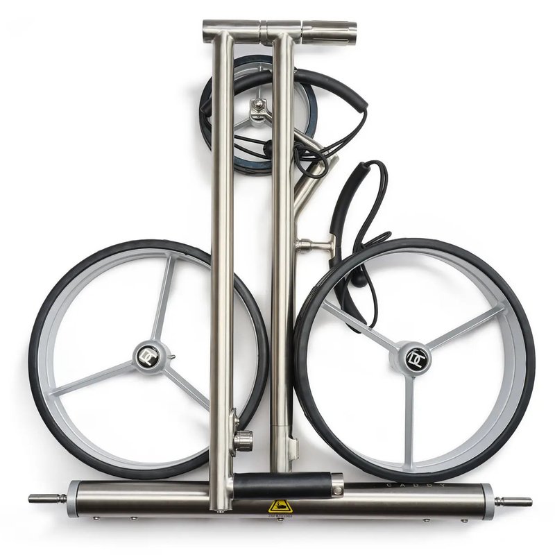 Davies Caddy Premium M Brush DHC electric trolley, silver