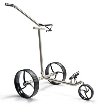 Davies Caddy Premium S Brush DHC electric trolley, silver