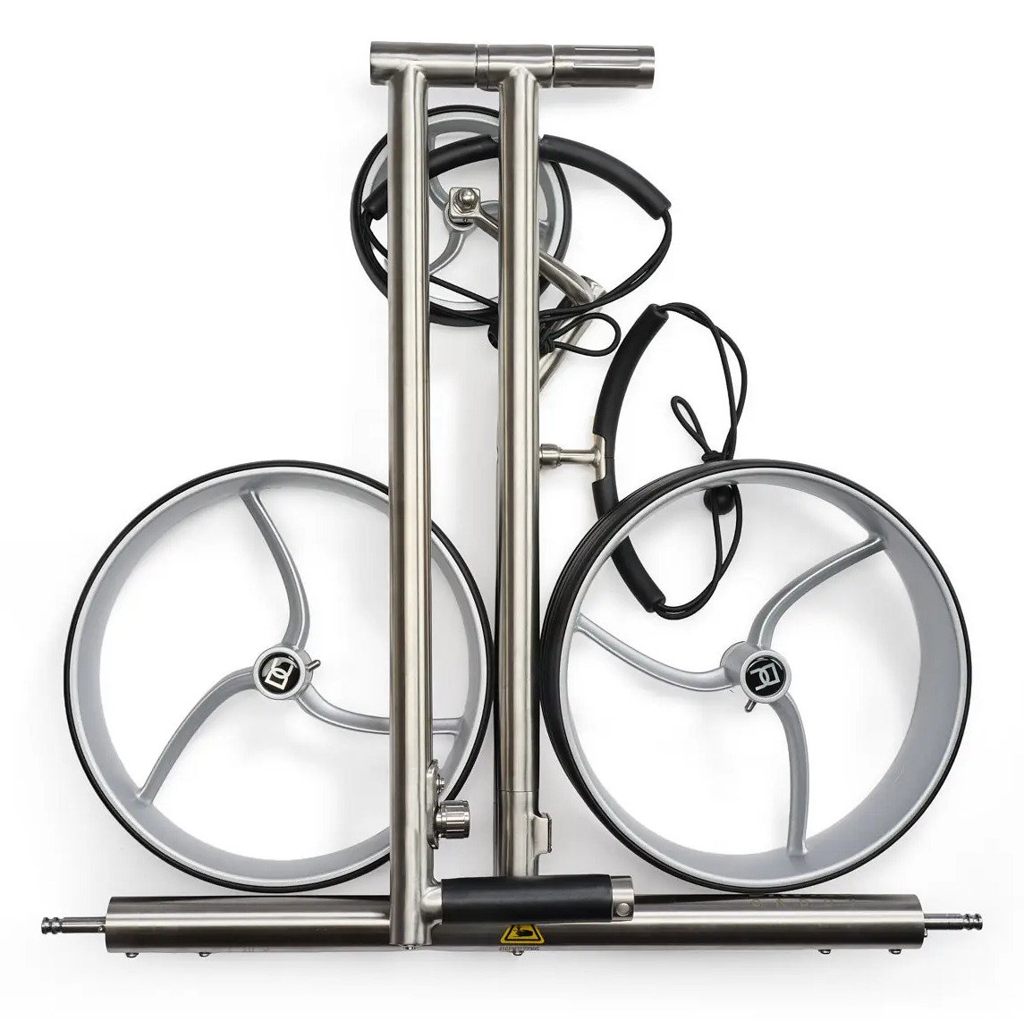 Davies Caddy Premium S Brush DHC electric trolley, silver