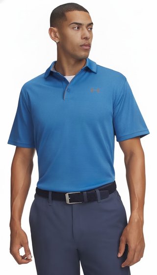 Under Armour Tech men's polo, blue