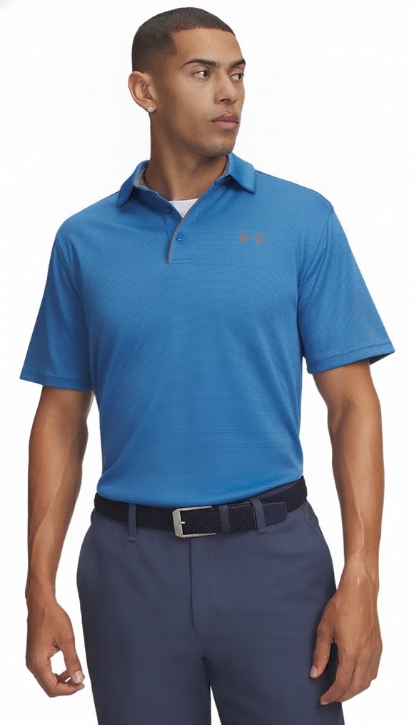 Under Armour Tech men's polo, blue