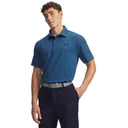 Under Armour Playoff 3.0 men's polo, midnight navy/aegean blue/white