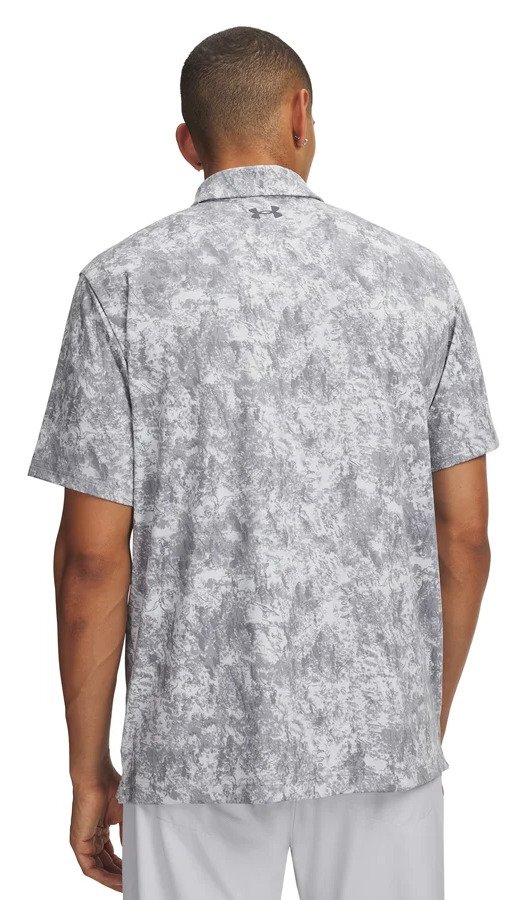 Under Armour Playoff 3.0 Printed men's polo, grey