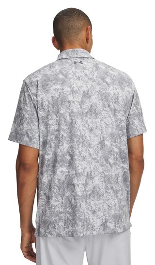 Under Armour Playoff 3.0 Printed men's polo, grey