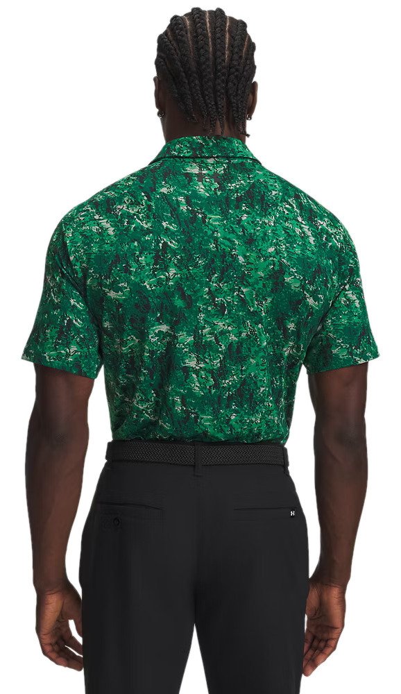 Under Armour Playoff 3.0 Printed men's polo, green