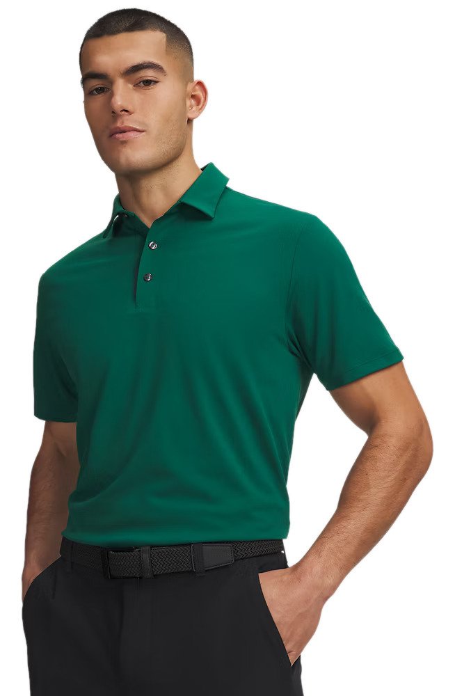 Under Armour ArmourDry men's polo, green/midnight navy