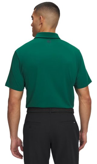 Under Armour ArmourDry men's polo, green/midnight navy