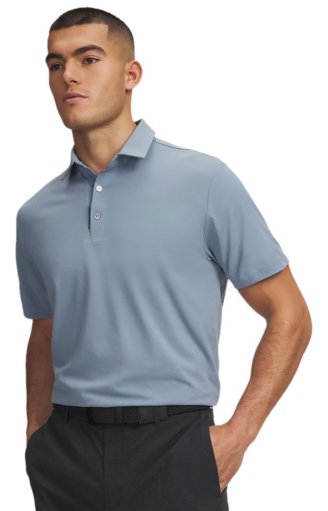Under Armour ArmourDry men's polo, blue wind/midnight navy