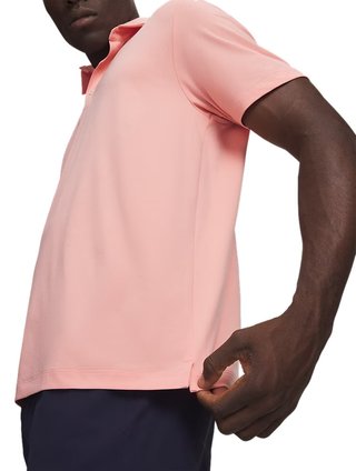 Under Armour ArmourDry men's polo, pink