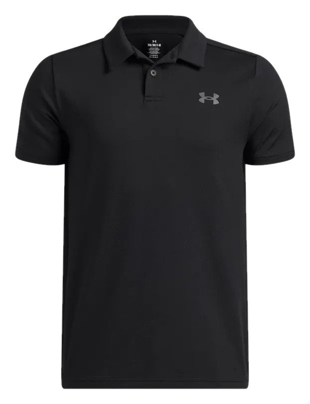 Under Armour Matchplay junior polo, black