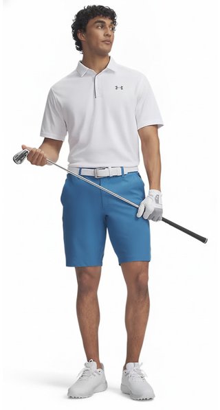 Under Armour Drive Tapered men's shorts, aegean blue/halo grey
