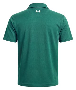 Under Armour Tee To Green Pique men's polo, campus ivy/white