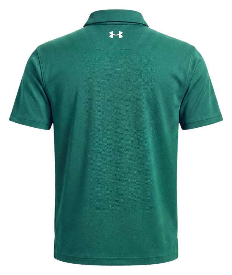 Under Armour Tee To Green Pique men's polo, campus ivy/white