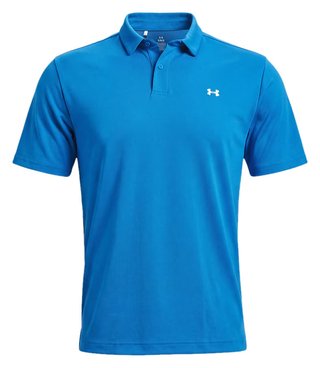 Under Armour Tee To Green Pique mens polo, aegean blue/white