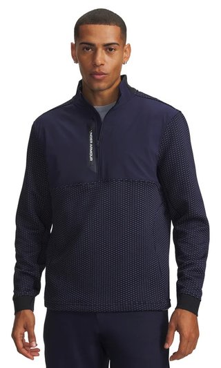 Under Armour Drive Pro Hybrid HZ men's jacket, midnight navy/white