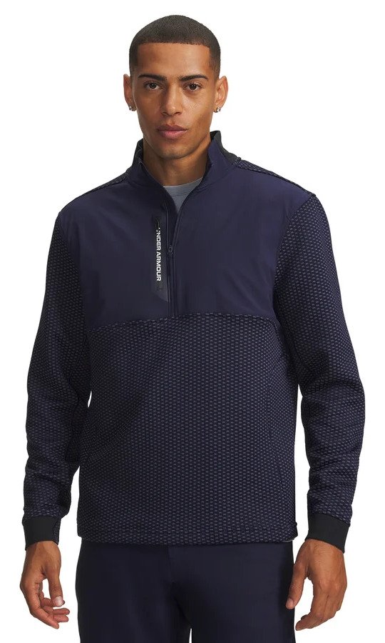 Under Armour Drive Pro Hybrid HZ men's jacket, midnight navy/white