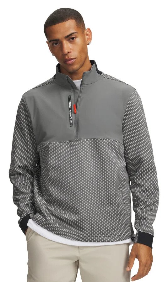 Under Armour Drive Pro Hybrid HZ men's jacket, clay green/white